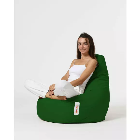 Fotoliu tip Puf - Drop L - Verde 80x80x33 picture - 3