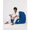 Fotoliu tip Puf Premium XXL, 115x130 cm - Albastru picture - 3