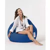 Fotoliu tip Puf Premium XXL, 115x130 cm - Albastru picture - 13