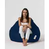 Fotoliu tip Puf Premium XXL, 115x130 cm - Albastru Inchis picture - 6