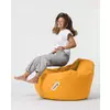 Fotoliu tip Puf Premium XXL, 115x130 cm - Galben picture - 11
