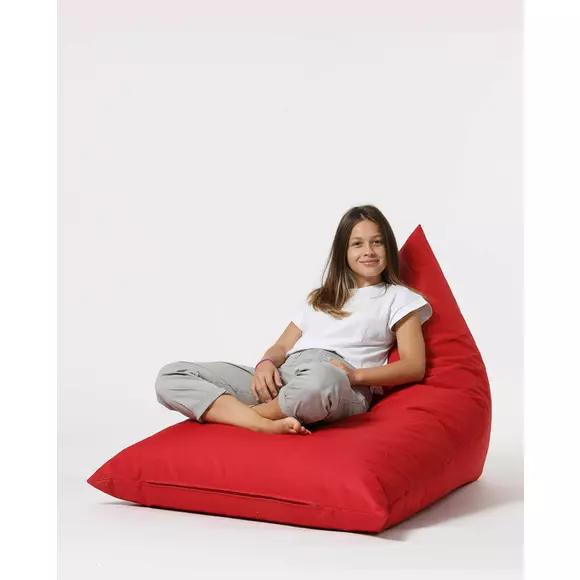 Fotoliu Tip Puf Pyramid Big Bed, 145x90x35 cm - Rosu picture - 3
