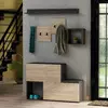 Garderoba Holdon, 120x32 cm - Antracit/Sonoma picture - 1