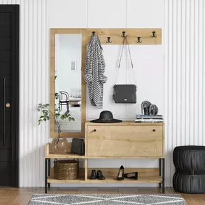 Garderoba Nonso 120x35cm - Stejar Sapphire
