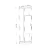 Garderoba Rotativa Roll, 44.8x44.8x180 cm - Nuc picture - 9