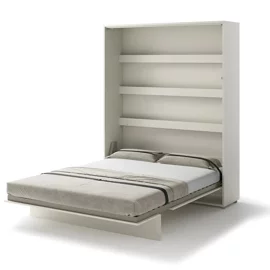 Lenart BED CONCEPT 160x200 cm - Pat rabatabil de perete vertical cu mecanism pneumatic si somiera inclusa, Casmir