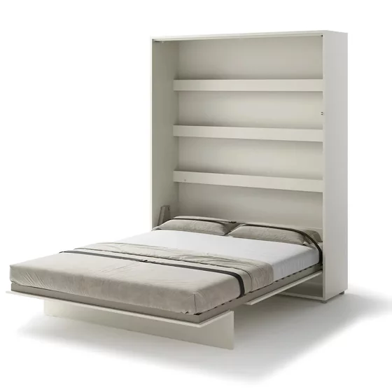 Lenart BED CONCEPT 160x200 cm - Pat rabatabil de perete vertical cu mecanism pneumatic si somiera inclusa, Casmir picture - 2
