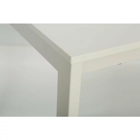 Masa Andes, 120x75x75 h cm, Metal/Pal Melaminat, Alba picture - 4