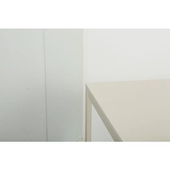 Masa Andes, 120x75x75 h cm, Metal/Pal Melaminat, Crem picture - 3