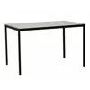 Masa Andes, 120x75x75 h cm, Metal/Pal Melaminat, Negru/Alb picture - 1