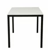 Masa Andes, 120x75x75 h cm, Metal/Pal Melaminat, Negru/Alb picture - 3
