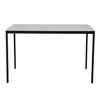 Masa Andes, 120x75x75 h cm, Metal/Pal Melaminat, Negru/Alb picture - 2