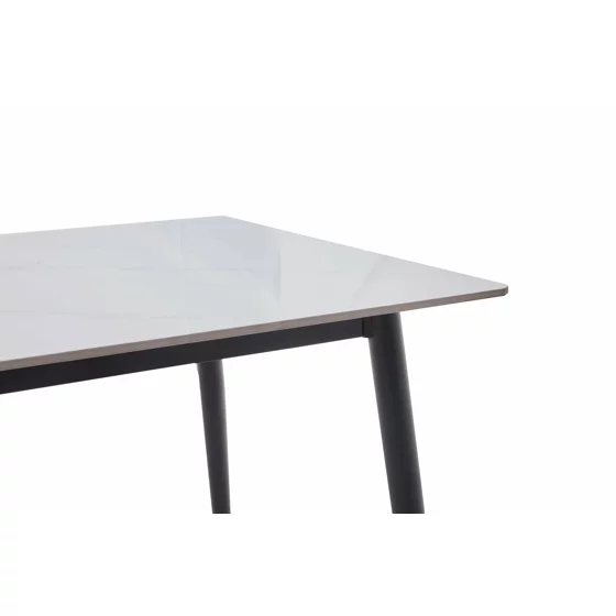 Masa Ceramon, 120x80x76 h cm, Blat Ceramic Alb picture - 7