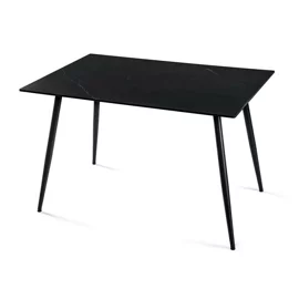 Masa Ceramon, 120x80x76 h cm, Blat Ceramic Negru