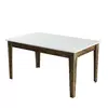 Masa Cu Spatiu De Depozitare, Milan 514, 145x88x75 cm - Nuc/Alb picture - 5
