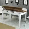 Masa Cu Spatiu De Depozitare, Milan 520,145x88x75 cm - Nuc/Alb picture - 3