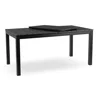 Masa De Gradina Extensibila Arges, 160-210x90x74 cm, Metal/Compozit, Negru/Gri picture - 2