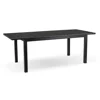 Masa De Gradina Extensibila Arges, 160-210x90x74 cm, Metal/Compozit, Negru/Gri picture - 3