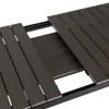 Masa De Gradina Extensibila Arges, 160-210x90x74 cm, Metal/Compozit, Negru/Gri picture - 5