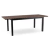 Masa De Gradina Extensibila Arges, 160-210x90x74 cm, Metal/Compozit, Negru/Nuc picture - 5