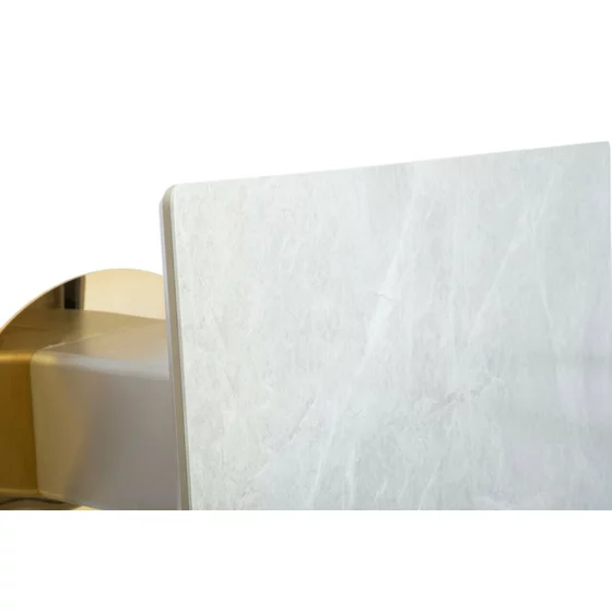 Masa Extensibila Athos, 160-220x90x76 h cm, Blat Ceramic + MDF, Beige/Gri Glossy picture - 6