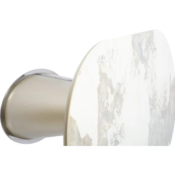 Masa Extensibila Bern 160-200x90x76 h cm, Blat Ceramic + MDF, Alb Marmura/Beige picture - 6