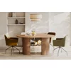 Masa Extensibila Cavo, 120-170-220x110x77.4 h cm, Picior Riflat, Nuc Lincoln picture - 6