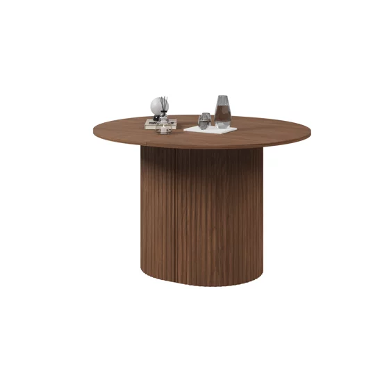 Masa Extensibila Cavo, 120-170-220x110x77.4 h cm, Picior Riflat, Nuc Lincoln picture - 7