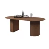 Masa Extensibila Cavo, 120-170-220x110x77.4 h cm, Picior Riflat, Nuc Lincoln picture - 10