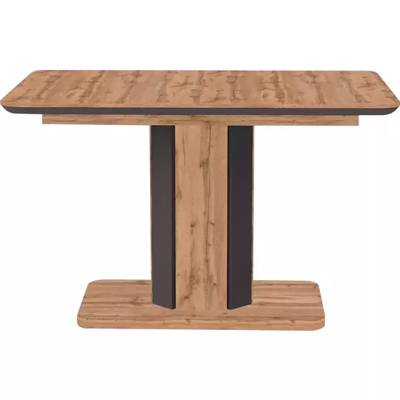 Masa Extensibila Hexon 120-160x80x75 cm, Stejar Wotan/Atracit picture - 2