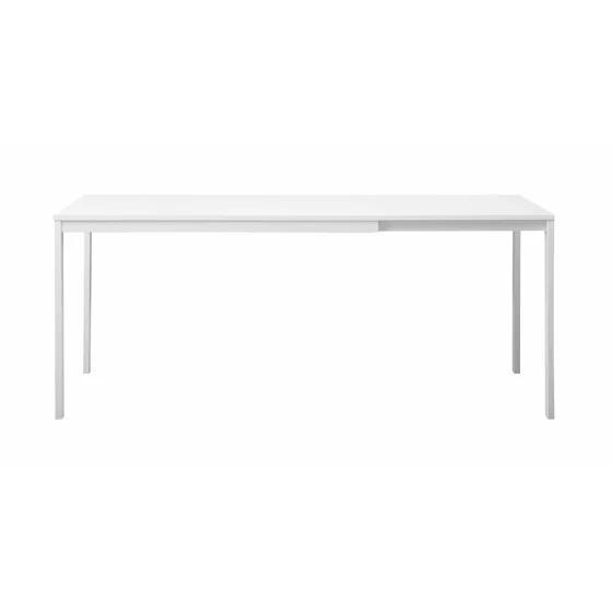 Masa Extensibila Honik, 120-180x74x75 h cm, Metal/Pal Melaminat, Alba picture - 6