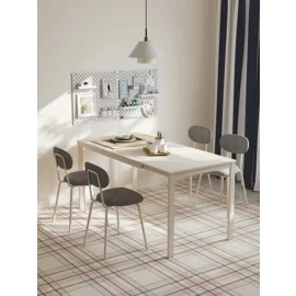 Masa Extensibila Honik, 120-180x74x75 h cm, Metal/Pal Melaminat, Crem