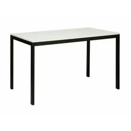 Masa Extensibila Honik, 120-180x74x75 h cm, Metal/Pal Melaminat, Negru/Alb