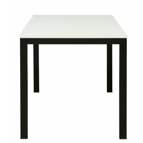 Masa Extensibila Honik, 120-180x74x75 h cm, Metal/Pal Melaminat, Negru/Alb picture - 5