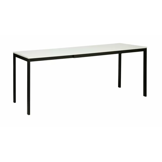 Masa Extensibila Honik, 120-180x74x75 h cm, Metal/Pal Melaminat, Negru/Alb picture - 6