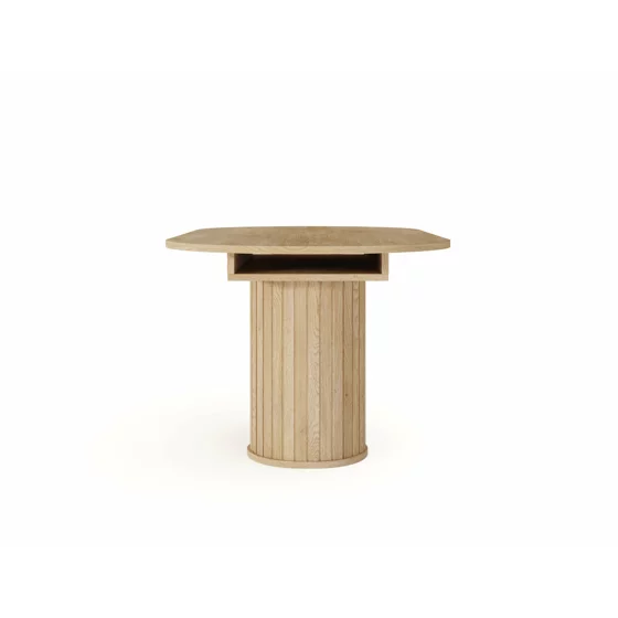 Masa Extensibila Lovi, Deschidere Sincronizata, 180-220x90x76 h cm, Front Riflaj, Natur picture - 7