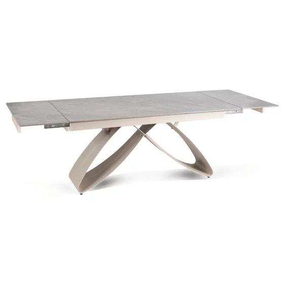 Masa Extensibila Lublin, 160-240-x90x77 cm, Metal/Ceramica, Casmir/Gri picture - 3