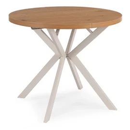 Masa Extensibila Lumos, 90-140-190x90x75,5 h cm, Metal/MDF, Casmir/Stejar