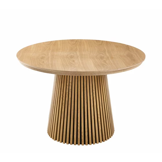 Masa Extensibila Norsica, 120-160-200x120x75 cm, MDF cu Furnir, Stejar picture - 1