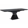 Masa Extensibila Novara, 160-220x90x76 h cm, Blat Cermic + MDF, Negru picture - 4