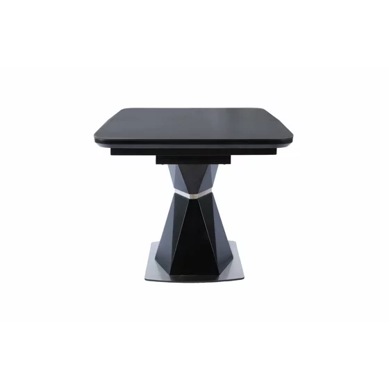 Masa Extensibila Novara, 160-220x90x76 h cm, Blat Cermic + MDF, Negru picture - 5