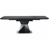 Masa Extensibila Novara, 160-220x90x76 h cm, Blat Cermic + MDF, Negru picture - 2