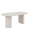 Masa Extensibila Ovalio, 100-144-188x100x75 h cm, Pal Melaminat/MDF, Beige picture - 3