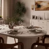 Masa Extensibila Ovalio, 100-144-188x100x75 h cm, Pal Melaminat/MDF, Beige picture - 8