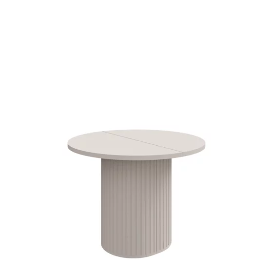 Masa Extensibila Ovalio, 100-144-188x100x75 h cm, Pal Melaminat/MDF, Beige picture - 2
