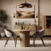 Masa Extensibila Ovalio, 100-144-188x100x75 h cm, Pal Melaminat/MDF, Stejar Cremona picture - 1