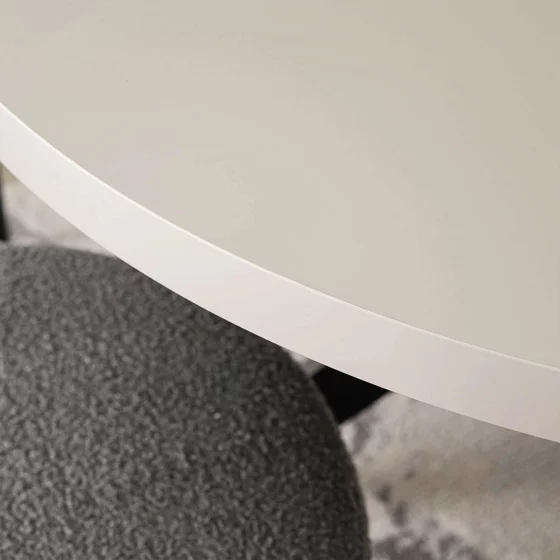 Masa Extensibila Peroni E, 100-250x100x75 h cm, Metal/MDF, Casmir/Negru picture - 5