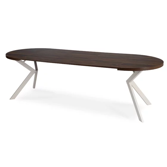 Masa Extensibila Peroni E, 100-250x100x75 h cm, Metal/MDF, Casmir/Nuc picture - 5