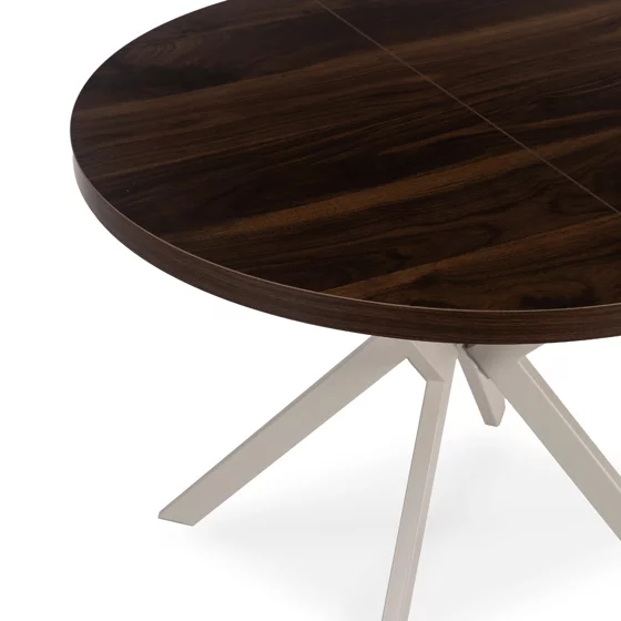Masa Extensibila Peroni E, 100-250x100x75 h cm, Metal/MDF, Casmir/Nuc picture - 6