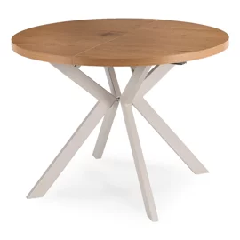 Masa Extensibila Peroni E, 100-250x100x75 h cm, Metal/MDF, Casmir/Stejar